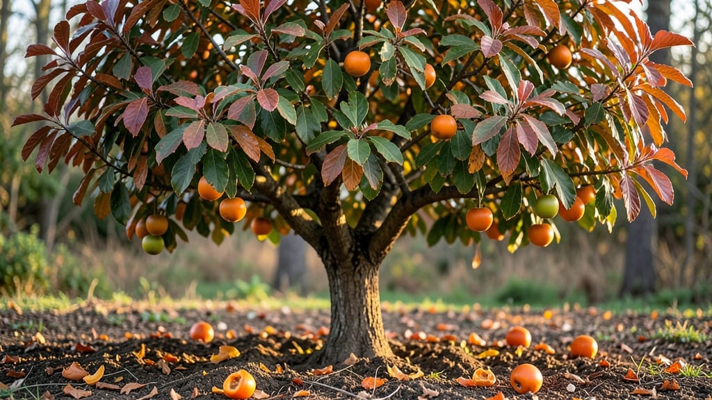 Persimmon Tree Pruning in Fall: Strategic Cuts for Healthy Branching