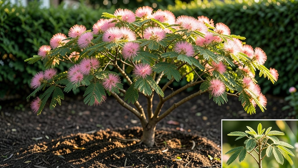 Mimosa Tree Flower Benefits: Medicinal Uses and Pollinator Support Explained