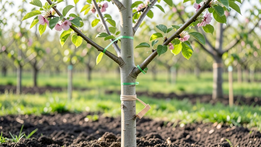Flexible Tree Ties: Gentle Support for Young Trees' Natural Growth
