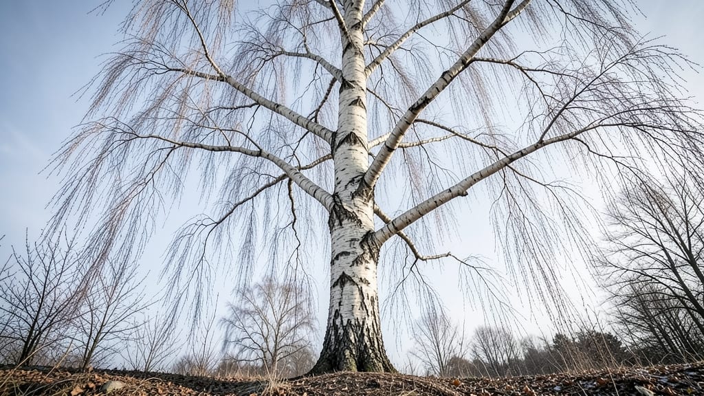 Weeping Birch Tree for Winter Interest