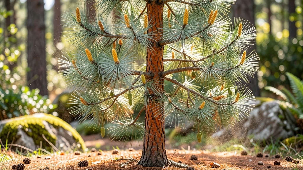 Pine Tree Blooms: Year-Round Fragrance With Minimal Pruning Effort