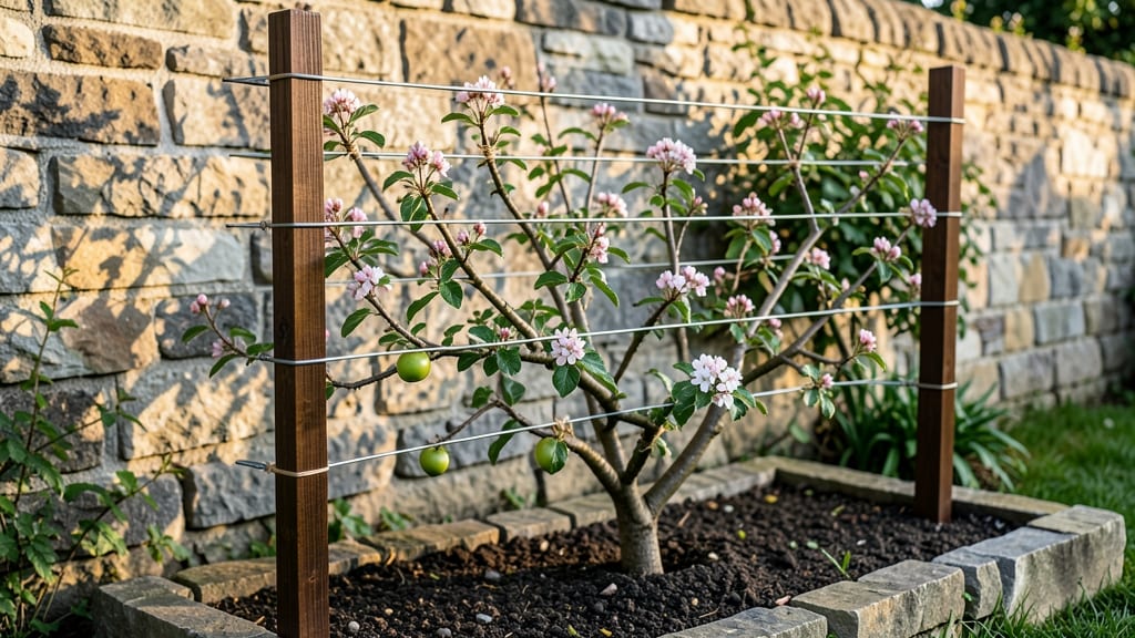 Espalier Apple Tree Trellis: Space-Saving Artistry for Compact Orchards