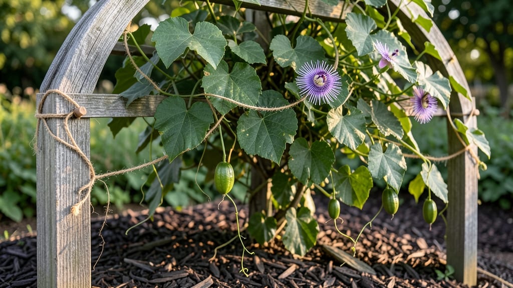 Passion Fruit Tree Trellis: Vertical Growth Hack for Compact Gardens