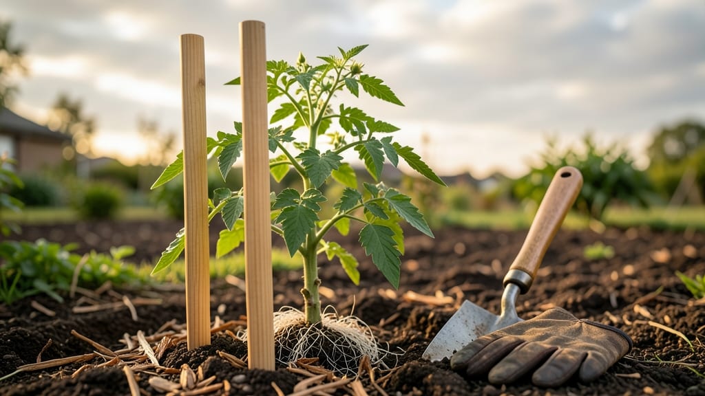 Round Tree Stakes: Sturdy Support for Graceful Branching and Strong Growth