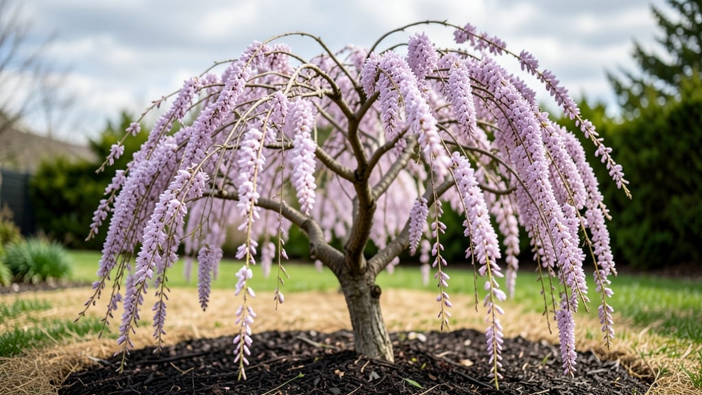 Weeping Tree Pink: Graceful Branches for Year-Round Privacy Elegance