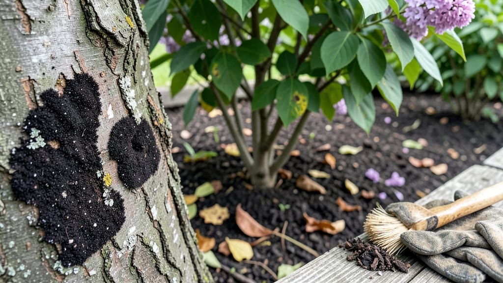 Lilac Tree Fungus and Bark Removal: Natural Spray Cure for Healthy Growth