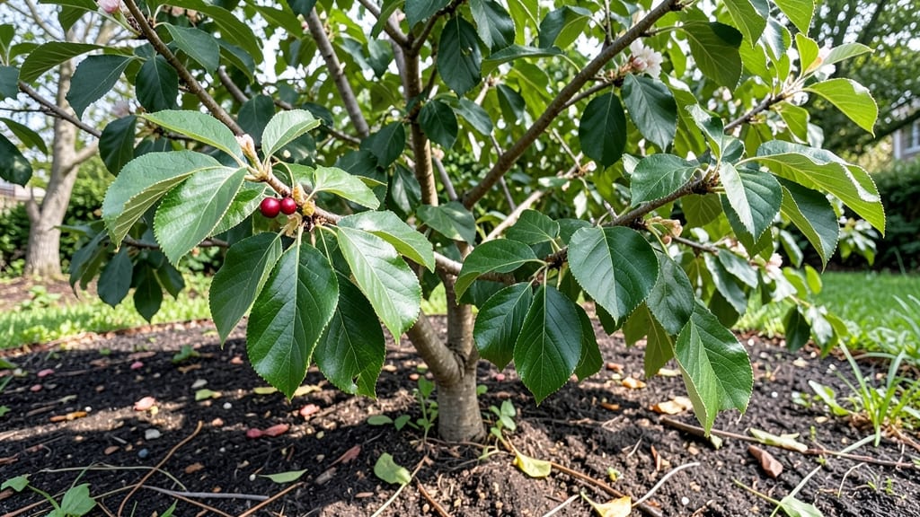 Sour Cherry Tree Leaves: Year-Round Pest Barrier for Organic Gardens