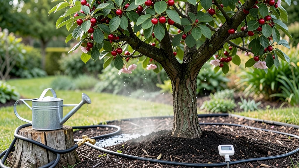 How Much Water Does a Cherry Tree Need: Seasonal Guide by Age and Soil Type