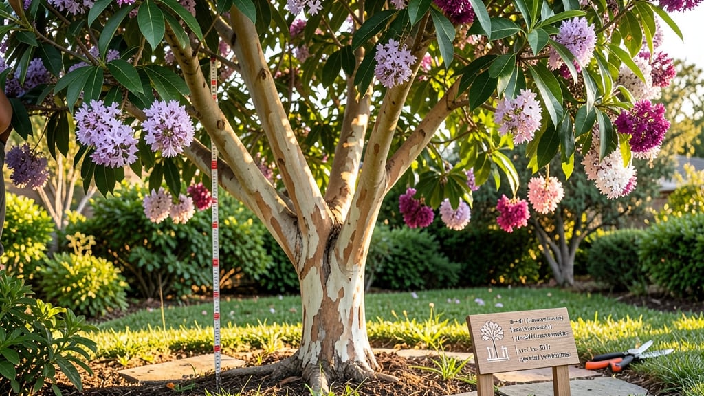 How Tall Do Crape Myrtle Trees Grow: Exact Heights by Variety and Care Needs