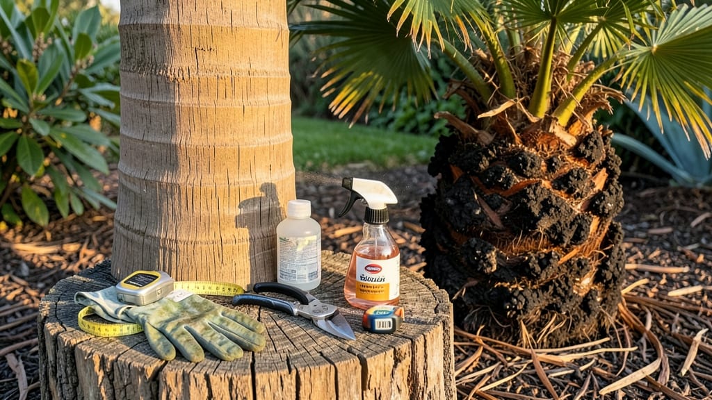 Black Fungus on Palm Tree Trunk: Neem Oil Treatment to Stop Spread Fast
