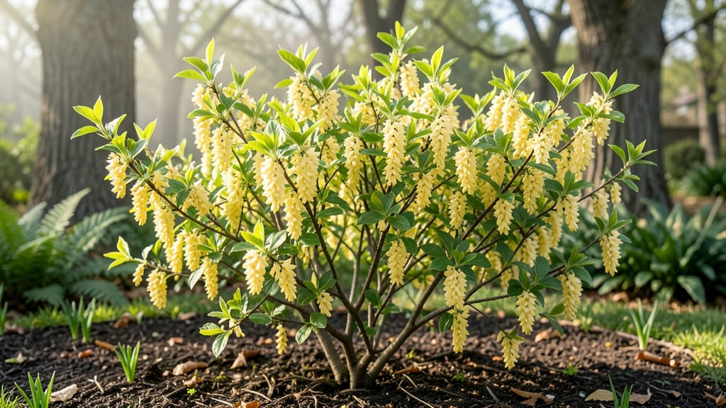Tree Green Leaves White Flowers: Year-Round Privacy Screen With Fragrant Canopy