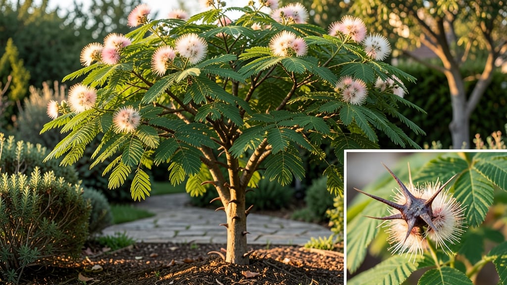 Does Mimosa Tree Have Thorns: Sharpness Levels by Species and Safety Tips