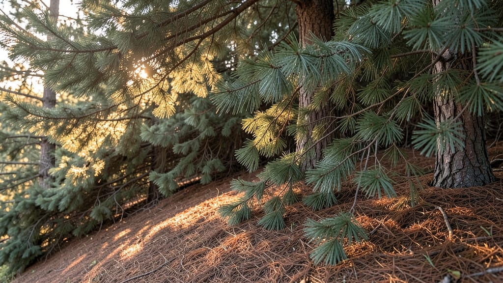Cedar Tree Berm for Aromatic Screening