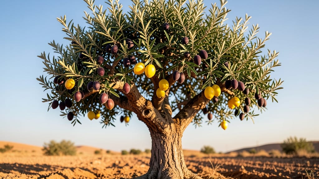 Fig-Olive-Lemon Multigraft Tree