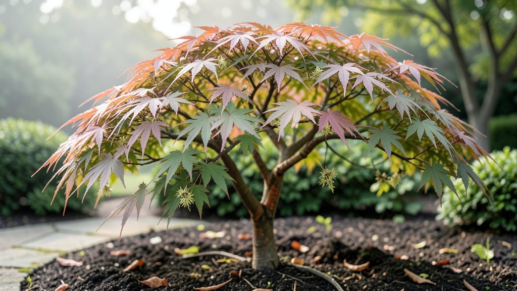 Tree Pink Leaves in Spring: Blossom Brightness That Attracts Pollinators