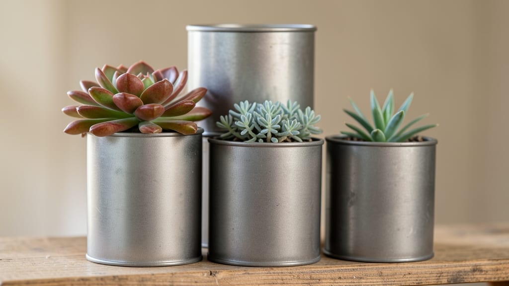 Coffee Can Succulent Planters