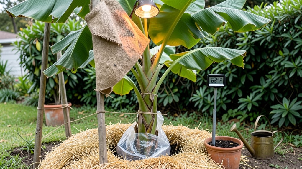 How to Protect Banana Tree from Frost: Layered Insulation Shield for Sub-Zero Survival