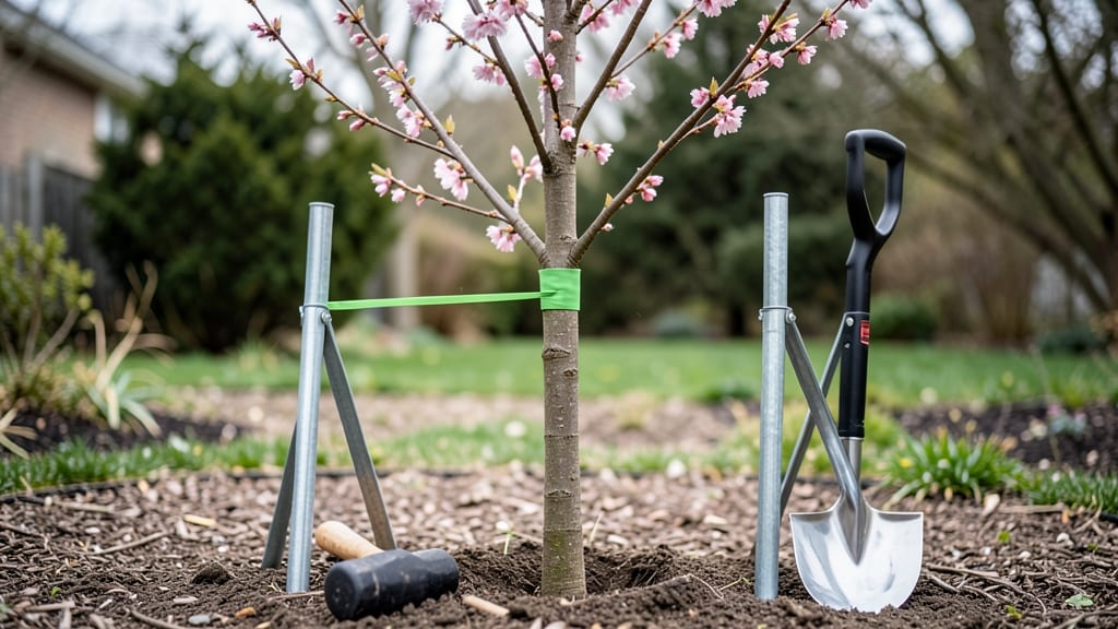 How to Stake a Tree Without Damaging It: Gentle Support for Stronger Growth