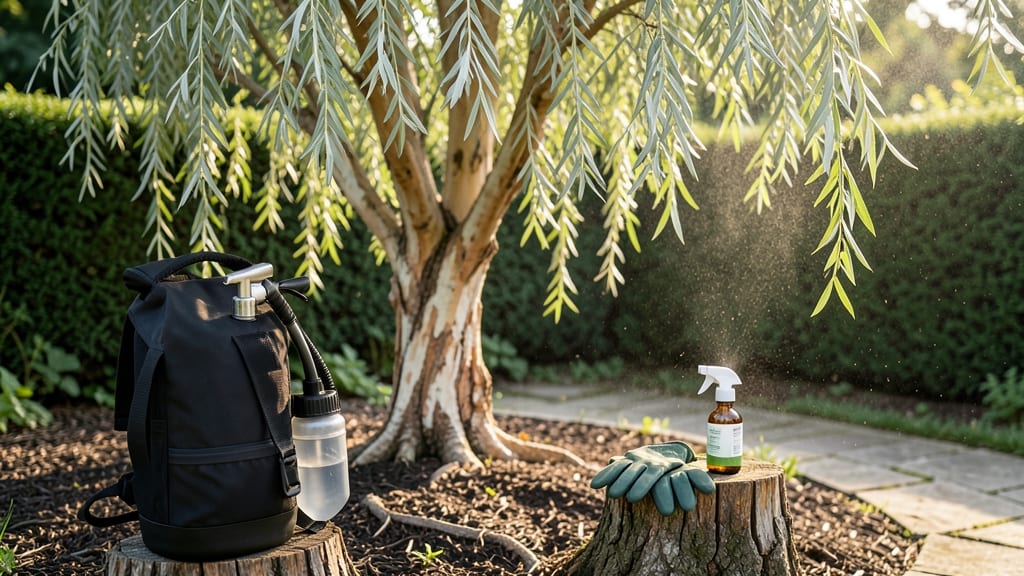 Tree Sprayer for Babylon: Targeted Defense Against Fungal Blight