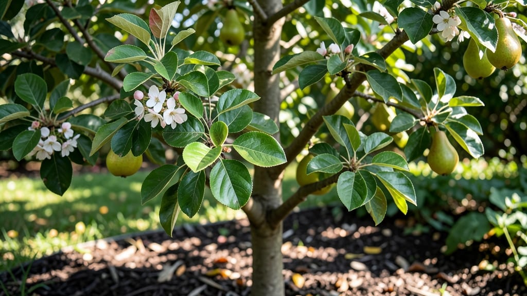 Bartlett Pear Tree Leaves: Pest-Resistant Shield for Healthy Fruit Growth