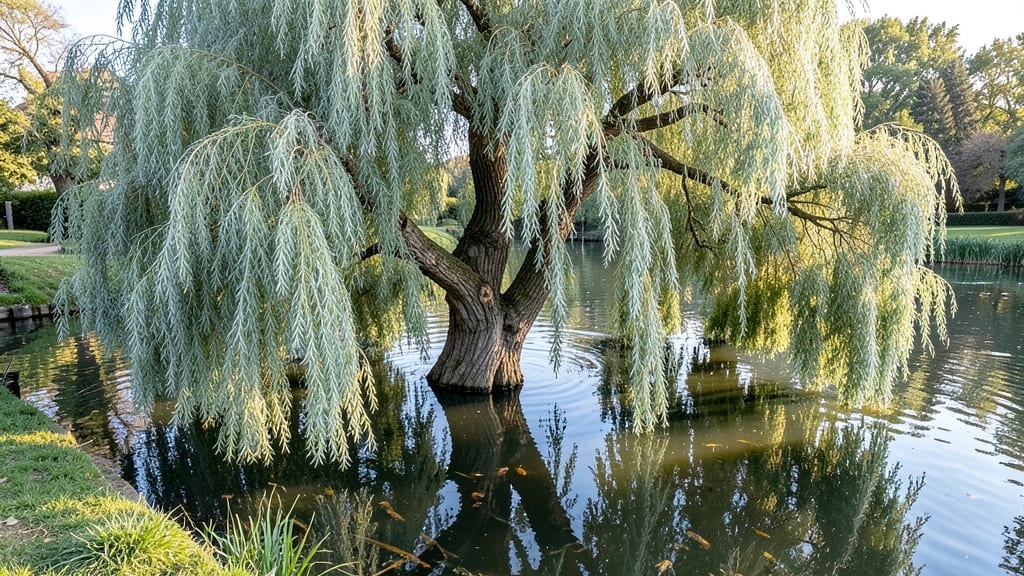 Weeping Willow Tree for Water Garden Beauty