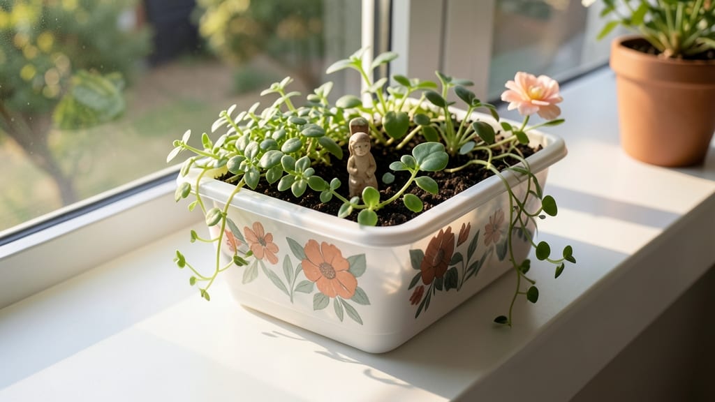 Plastic Container Window Boxes