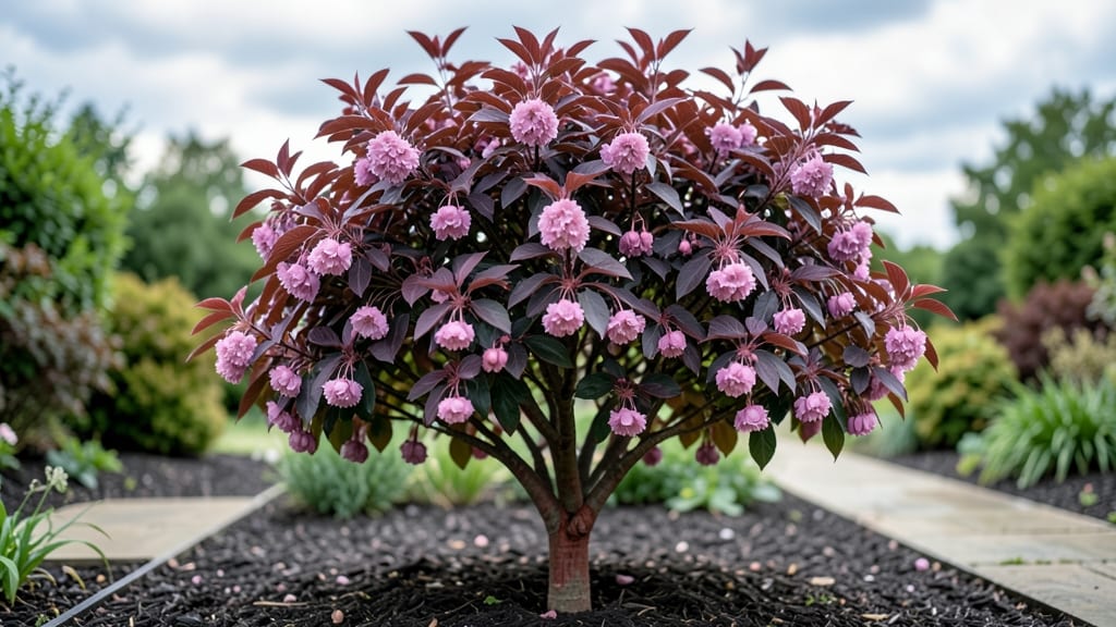 Purple Leaf Plum Tree Flowers: Stunning Lavender-Blossom Display That Draws Bees