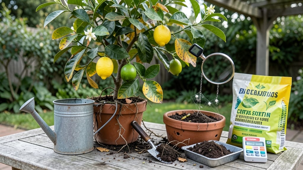 Potted Lemon Tree Losing Leaves: Root Rot Rescue With Air-Pruning Tricks