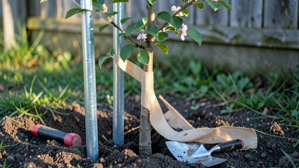 Staking Trees With 2 Stakes: The Foolproof Method for Perfect Stability