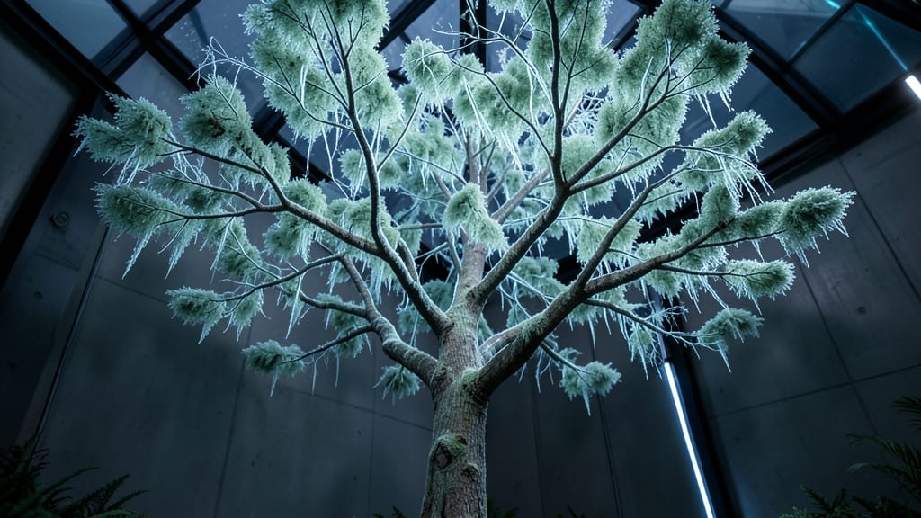 Bioluminescent Moss Tree