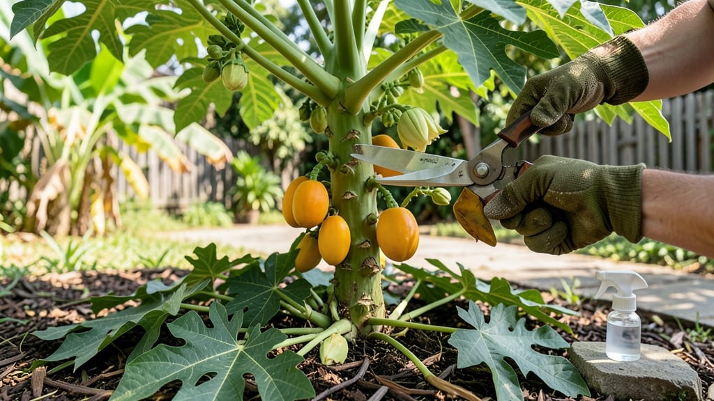 Papaya Tree Trimming: Seasonal Cutting Calendar for Maximum Fruit Production
