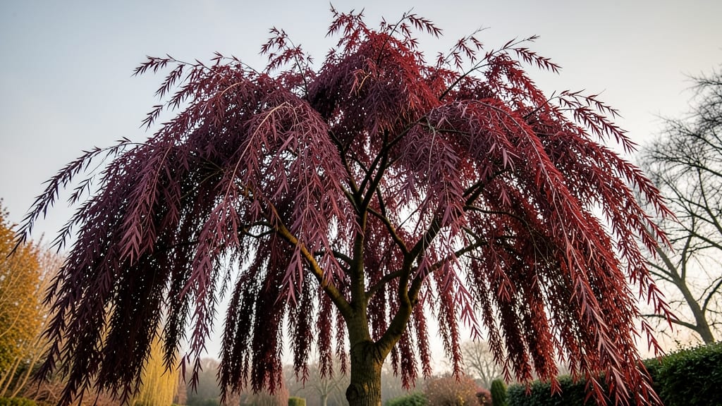 Purple Weeping Willow for Colorful Statement