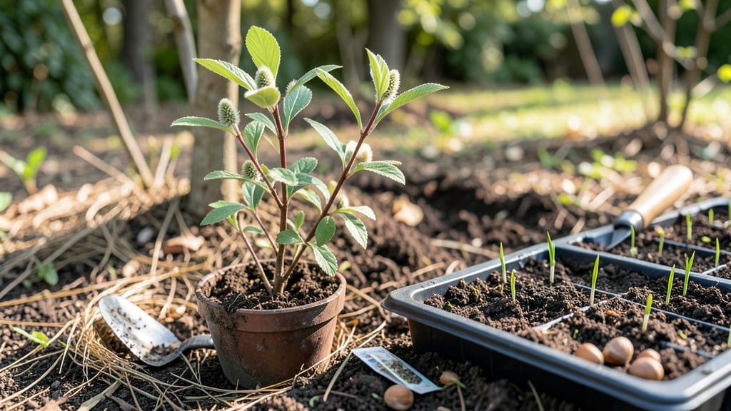 Hazelnut Tree Sprout: Fast Germination in Water or Soil