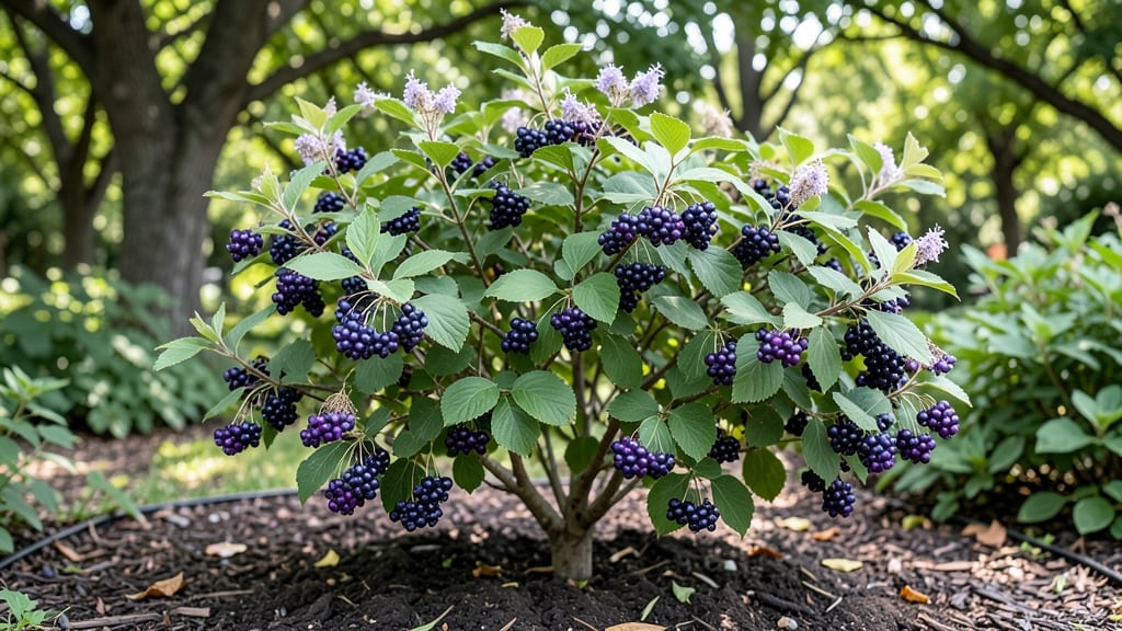 Tree With Purple Berries In Summer: Year-Round Color That Stops Garden Browsers