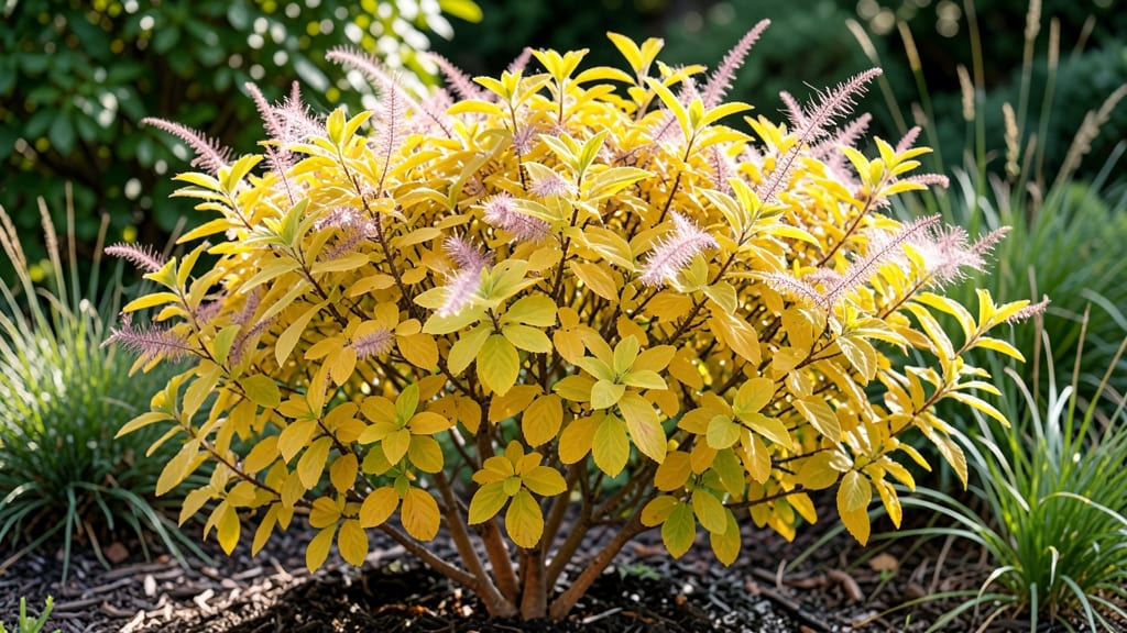 Smoke Tree Golden Spirit: Strategic Cuts to Maximize Year-Round Canopy Density