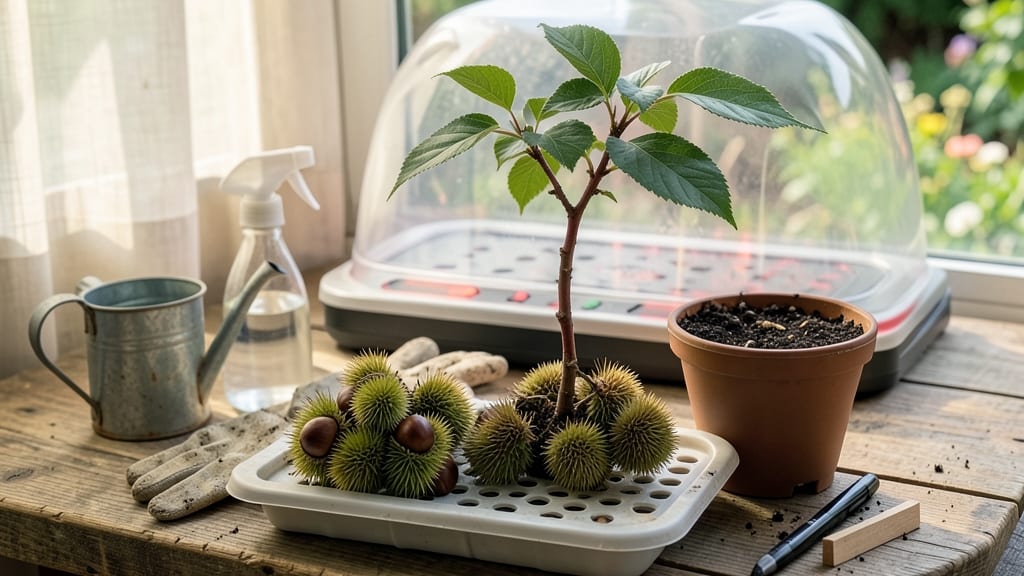 How to Start a Chestnut Tree from Seed: Cold-Stratified Sprouts in 3 Months