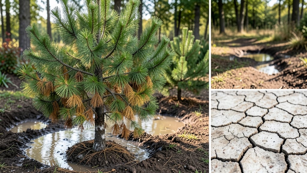 What Does an Overwatered Pine Tree Look Like?: Yellow Needles, Drooping Branches, and Mushy Roots Revealed