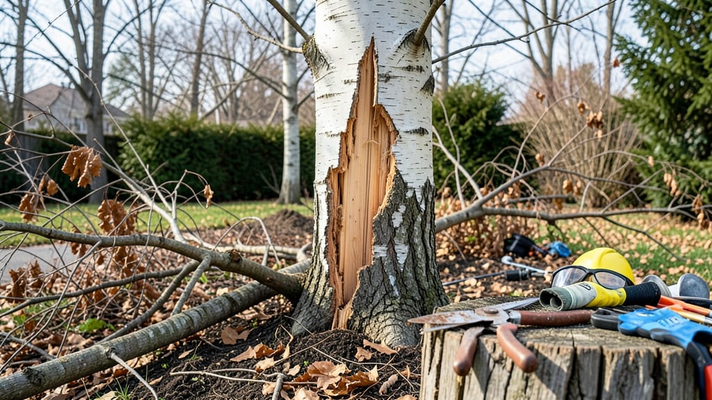Tree Broke in Half: Emergency Stabilization in 5 Easy Steps