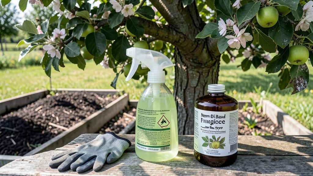 Apple Tree Fungicides: Copper-Based Spray for Long-Lasting Blight Defense
