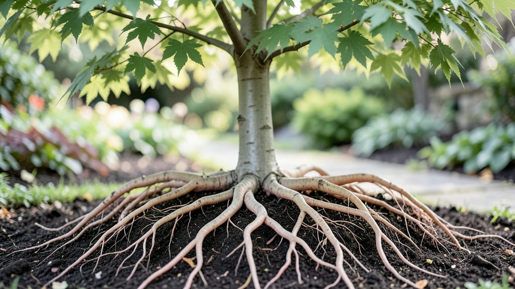 Japanese Maple Tree Root System: Shallow Secrets for Stable Growth & Soil Health